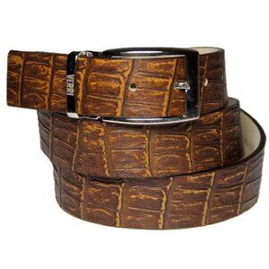 Verri Italy Italian Leather Dress Belt Brown Men's Size 42 or 110 cm